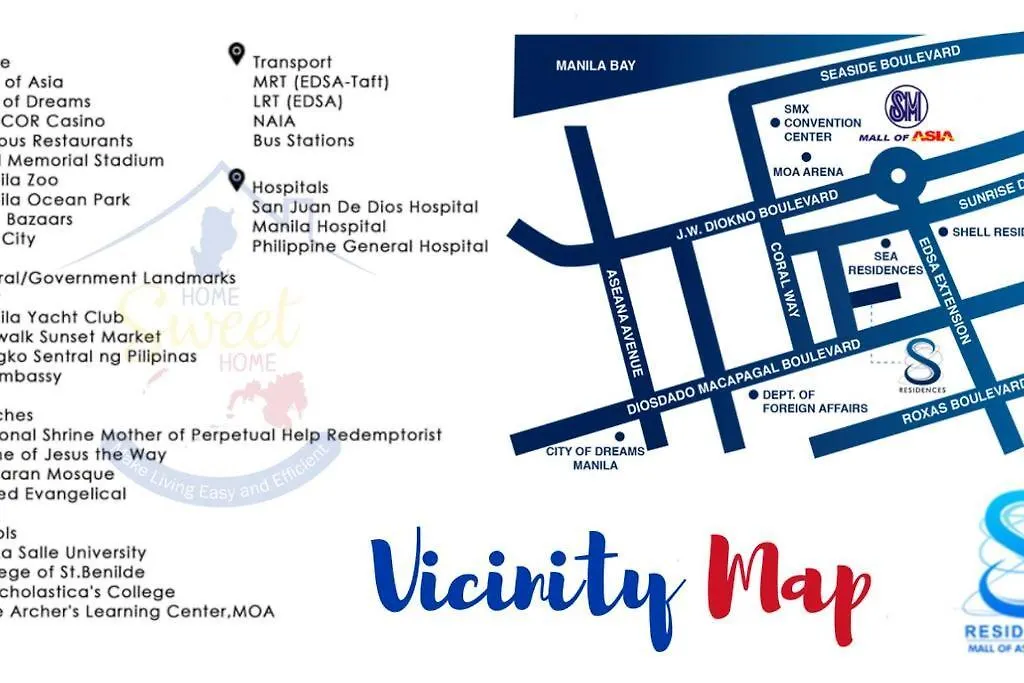 Apartment Urban Luxe: Mall Of Asia Staycation Manila Philippines